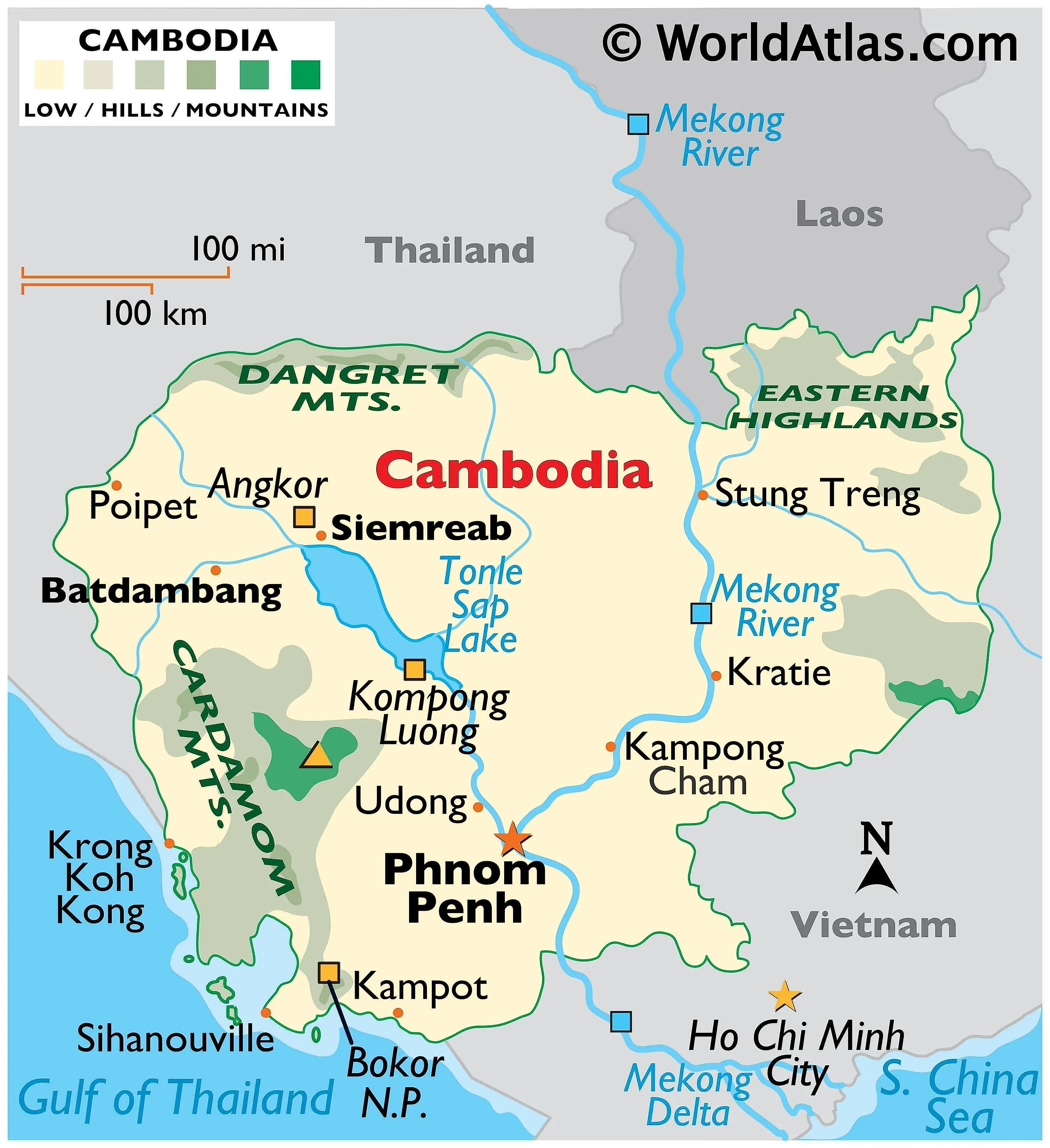 Cambodian Map